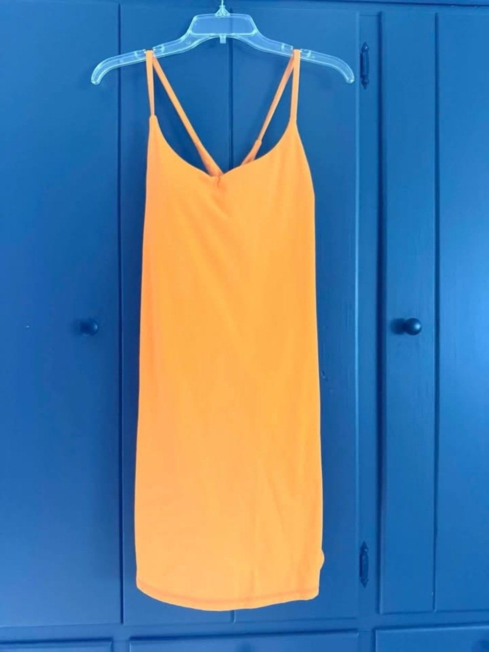 HALARA Orange Easy Peezy Dress